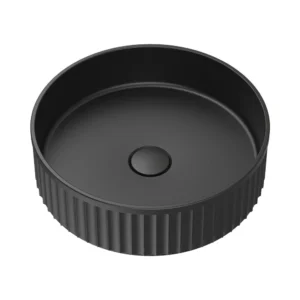 Feinza  Minka Round Above Counter Basin - Matte Black